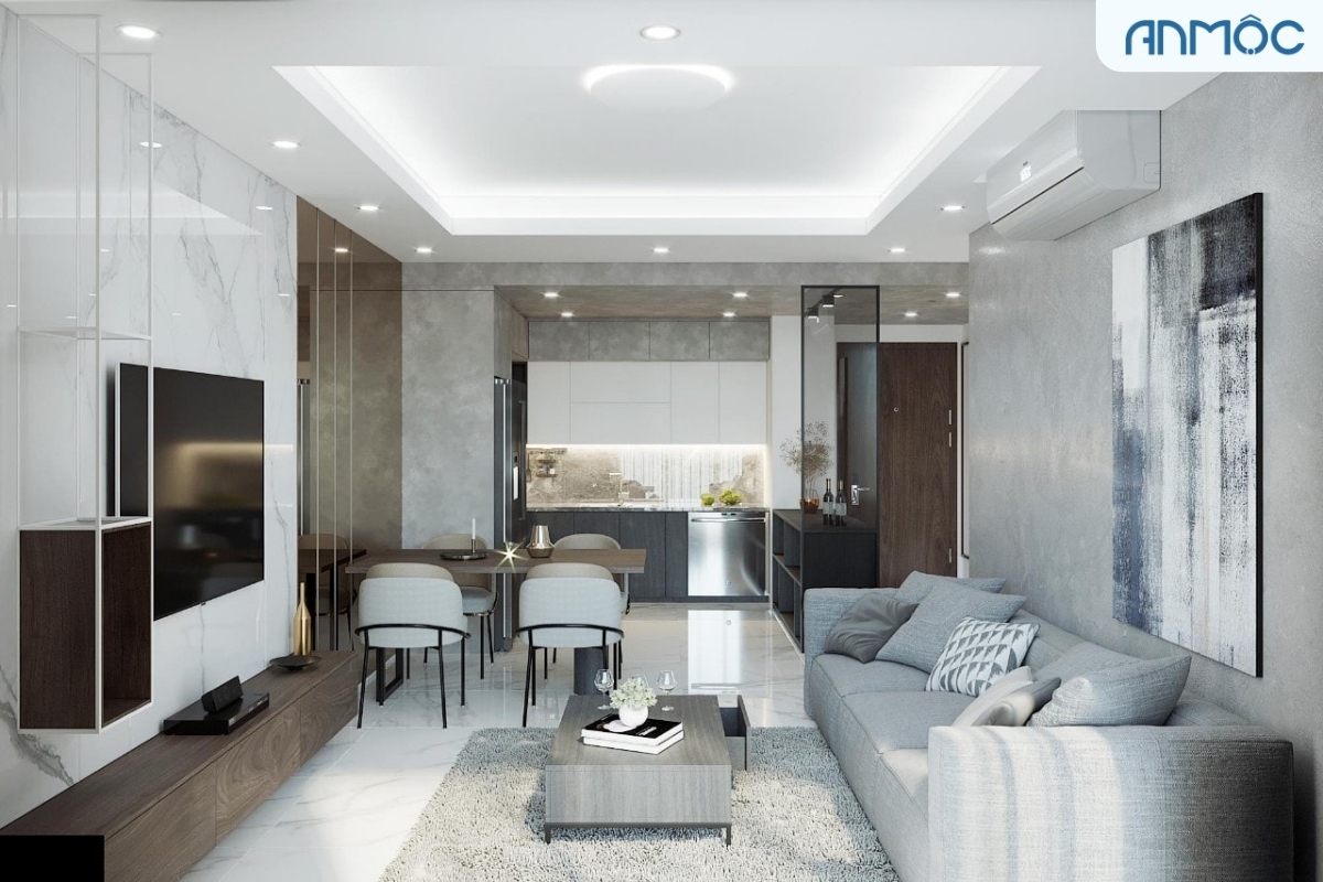 55+ Mẫu Thiết Kế Nội Thất Chung Cư "Đỉnh Nhất" 2026 2978 thiết kế nội thất chung cư 1 phòng ngủ