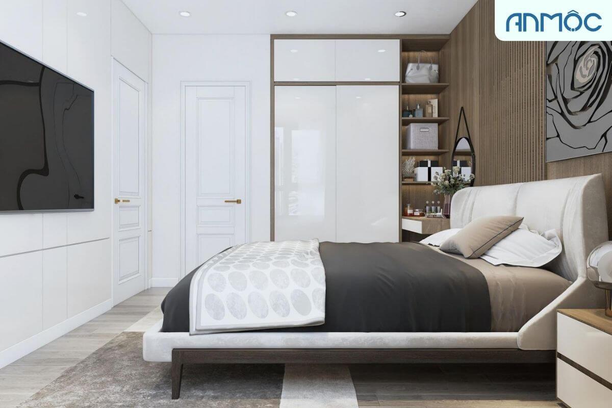 55+ Mẫu Thiết Kế Nội Thất Chung Cư "Đỉnh Nhất" 2026 3593 thiet ke noi that chung cu 90m2 phong cach hien dai noi that an moc 15