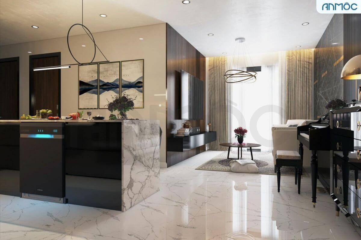 55+ Mẫu Thiết Kế Nội Thất Chung Cư "Đỉnh Nhất" 2026 3660 thiet ke noi that chung cu khang dien noi that an moc 16