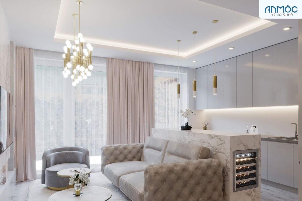 33+ Mẫu Thiết Kế Nội Thất Phòng Khách Đẹp Hiện Đại Nhất 727 1