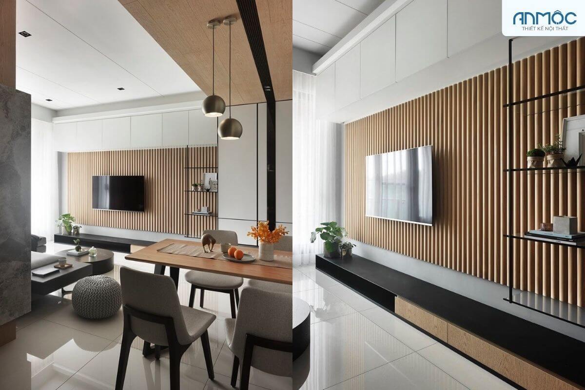 33+ Mẫu Thiết Kế Nội Thất Phòng Khách Đẹp Hiện Đại Nhất 702 thiet ke noi that phong khach chung cu noi that an moc 11