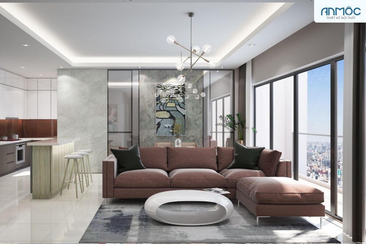 33+ Mẫu Thiết Kế Nội Thất Phòng Khách Đẹp Hiện Đại Nhất 577 thiet ke noi that phong khach chung cu noi that an moc 15