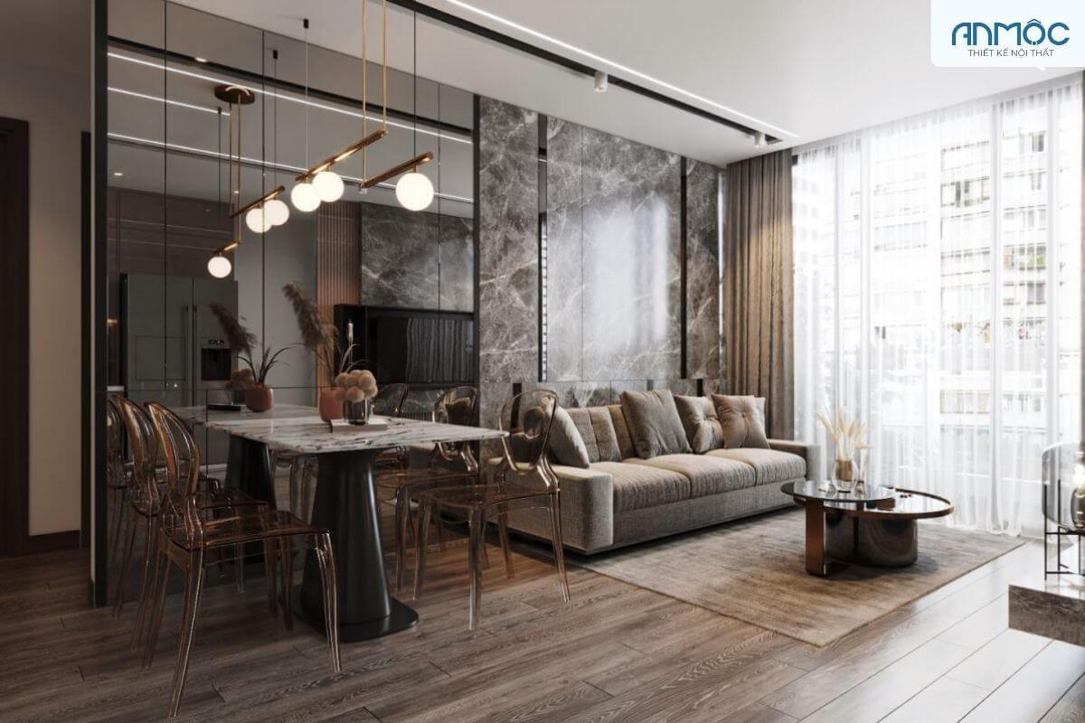33+ Mẫu Thiết Kế Nội Thất Phòng Khách Đẹp Hiện Đại Nhất 741 thiet ke noi that phong khach chung cu noi that an moc 22