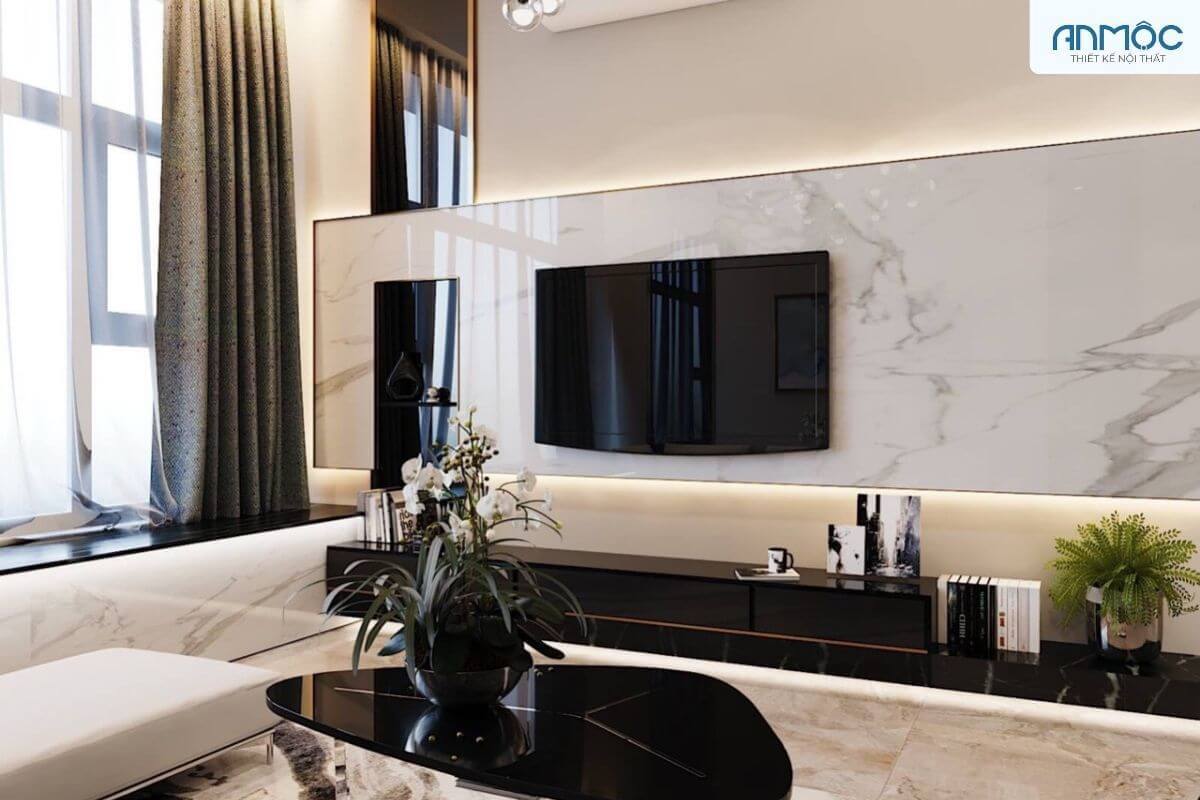 33+ Mẫu Thiết Kế Nội Thất Phòng Khách Đẹp Hiện Đại Nhất 599 thiet ke noi that phong khach chung cu noi that an moc 35