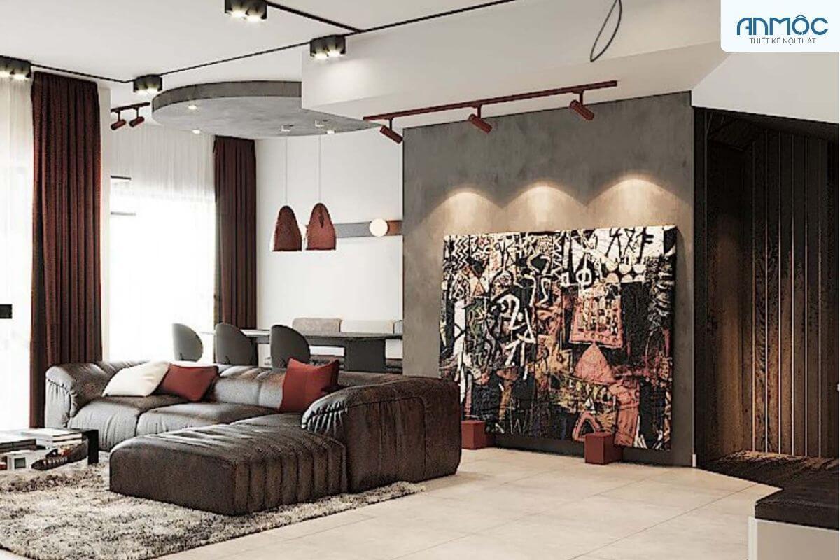 33+ Mẫu Thiết Kế Nội Thất Phòng Khách Đẹp Hiện Đại Nhất 589 thiet ke noi that phong khach chung cu noi that an moc 45