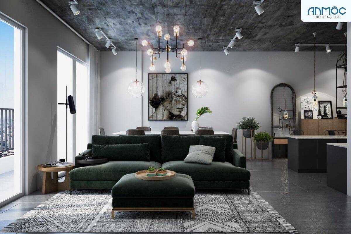 33+ Mẫu Thiết Kế Nội Thất Phòng Khách Đẹp Hiện Đại Nhất 755 thiet ke noi that phong khach chung cu noi that an moc 5