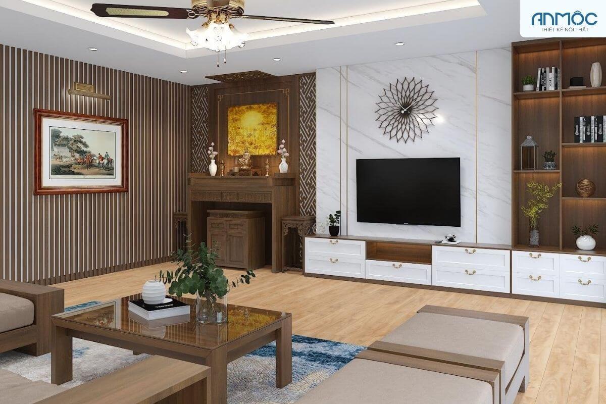 33+ Mẫu Thiết Kế Nội Thất Phòng Khách Đẹp Hiện Đại Nhất 648 thiet ke noi that phong khach chung cu noi that an moc 64