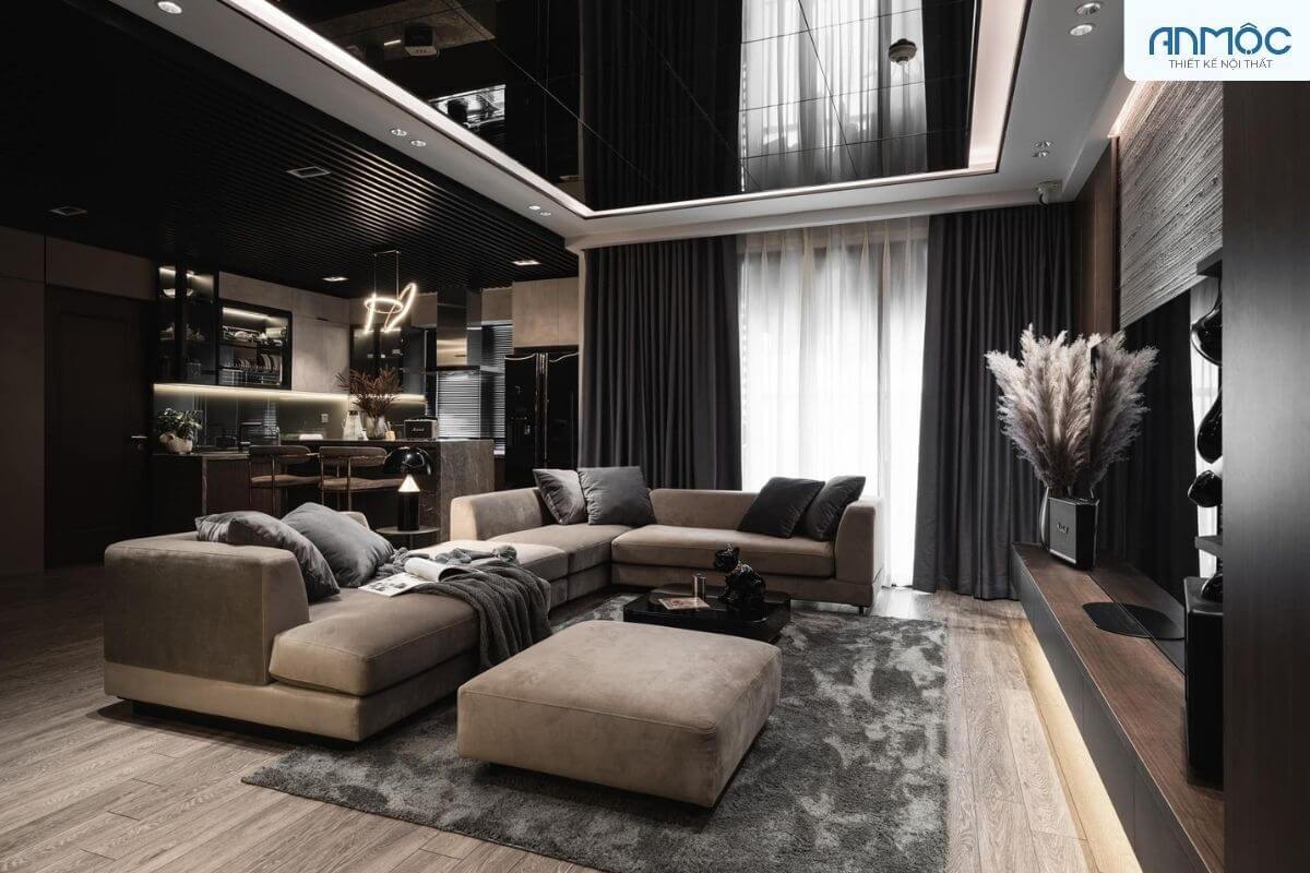 33+ Mẫu Thiết Kế Nội Thất Phòng Khách Đẹp Hiện Đại Nhất 666 thiet ke noi that phong khach chung cu noi that an moc 75