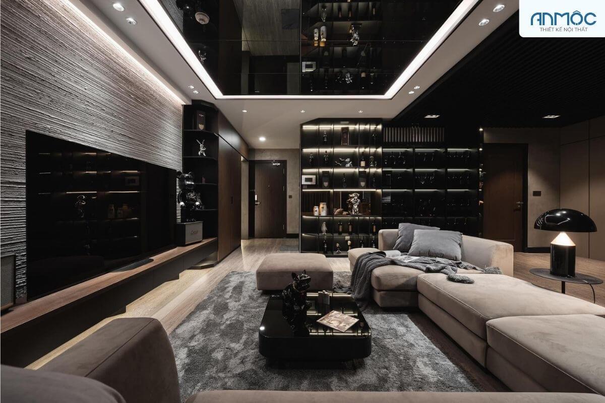 33+ Mẫu Thiết Kế Nội Thất Phòng Khách Đẹp Hiện Đại Nhất 670 thiet ke noi that phong khach chung cu noi that an moc 76