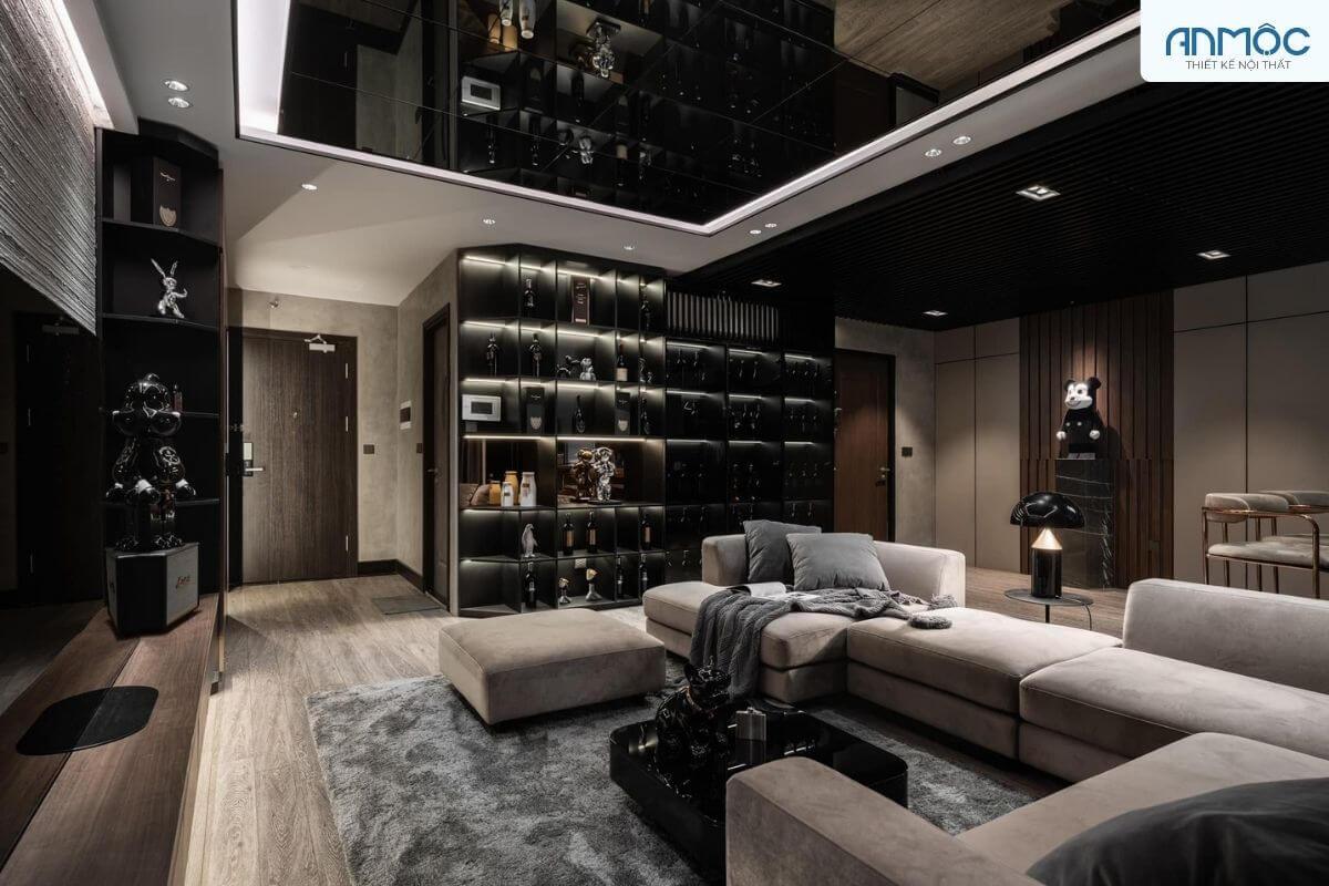 33+ Mẫu Thiết Kế Nội Thất Phòng Khách Đẹp Hiện Đại Nhất 664 thiet ke noi that phong khach chung cu noi that an moc 79