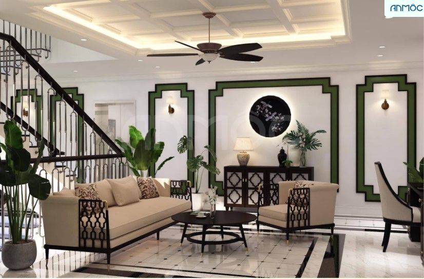 33+ Mẫu Thiết Kế Nội Thất Phòng Khách Đẹp Hiện Đại Nhất 641 noi that phong khach phong cach co dien 3