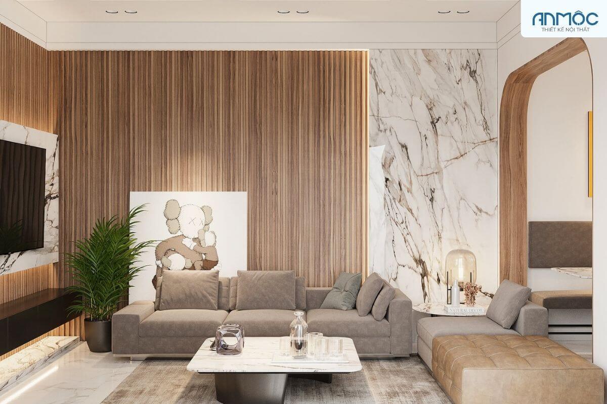 33+ Mẫu Thiết Kế Nội Thất Phòng Khách Đẹp Hiện Đại Nhất 621 thiet ke noi that phong khach hien dai noi that an moc 1
