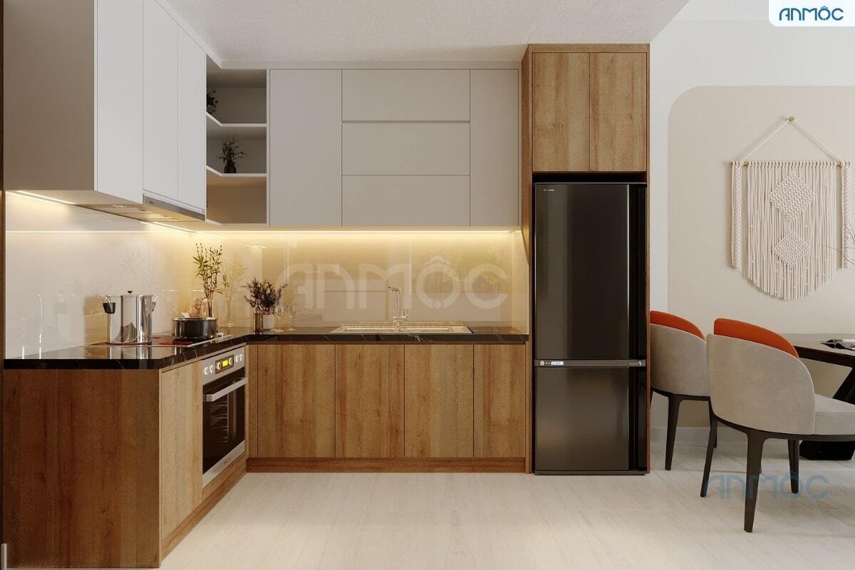 55+ Mẫu Thiết Kế Nội Thất Chung Cư "Đỉnh Nhất" 2026 3072 tu-bep-hien-dai