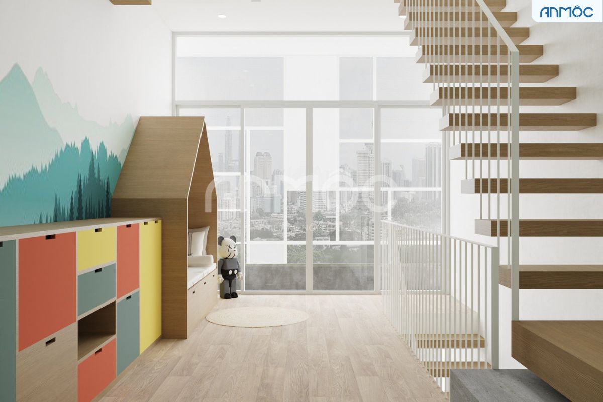 21+ Mẫu Thiết Kế Nội Thất Nhà Phố Đẹp Không Thể Bỏ Qua 2026 2335 noi that phong sinh hoat cho be 1