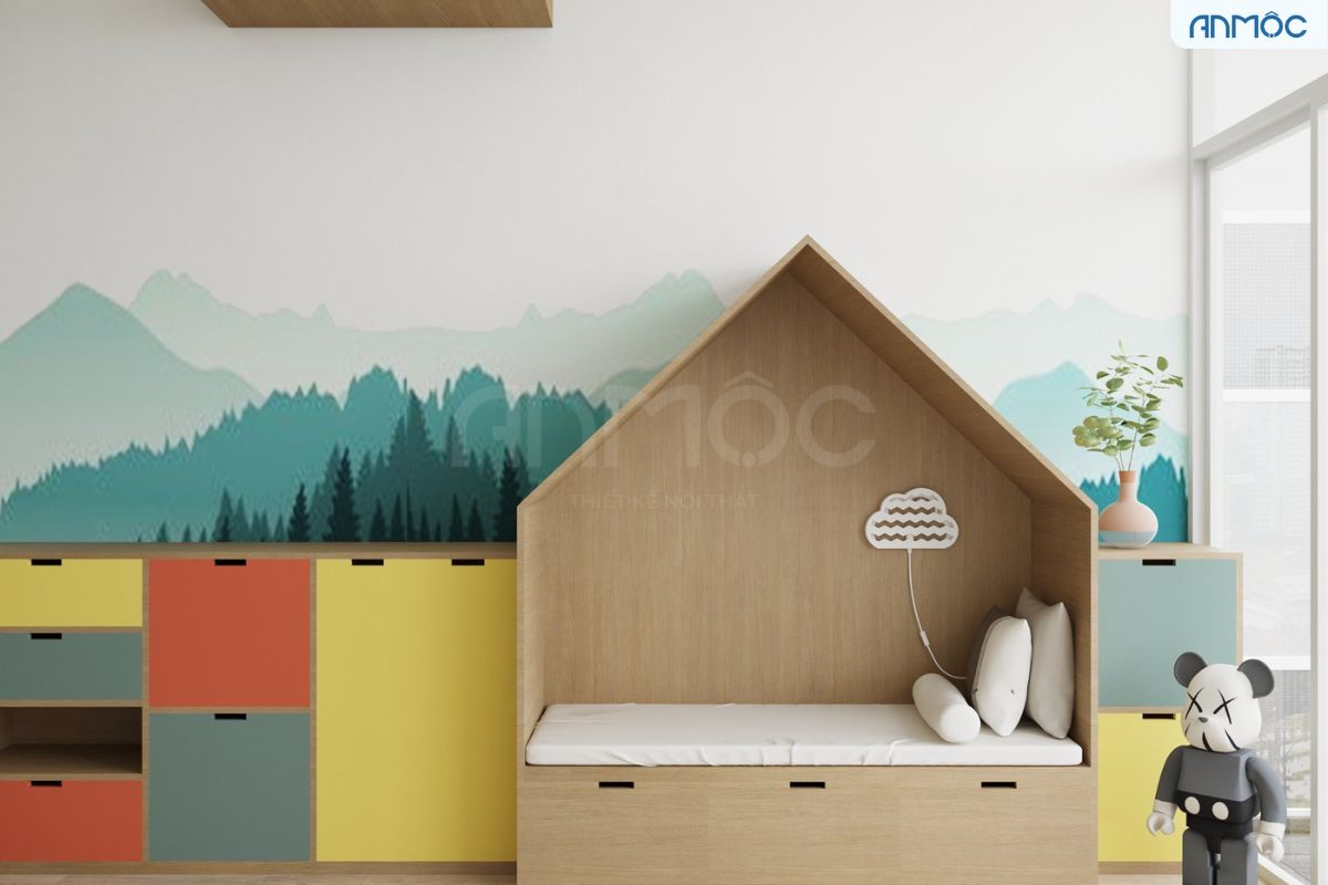 21+ Mẫu Thiết Kế Nội Thất Nhà Phố Đẹp Không Thể Bỏ Qua 2026 2337 noi that phong sinh hoat cho be 3