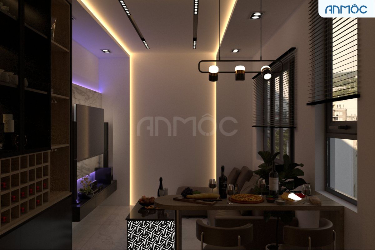 21+ Mẫu Thiết Kế Nội Thất Nhà Phố Đẹp Không Thể Bỏ Qua 2026 2556 thiet ke noi that nha 1 tret 3 lau noi that an moc 28