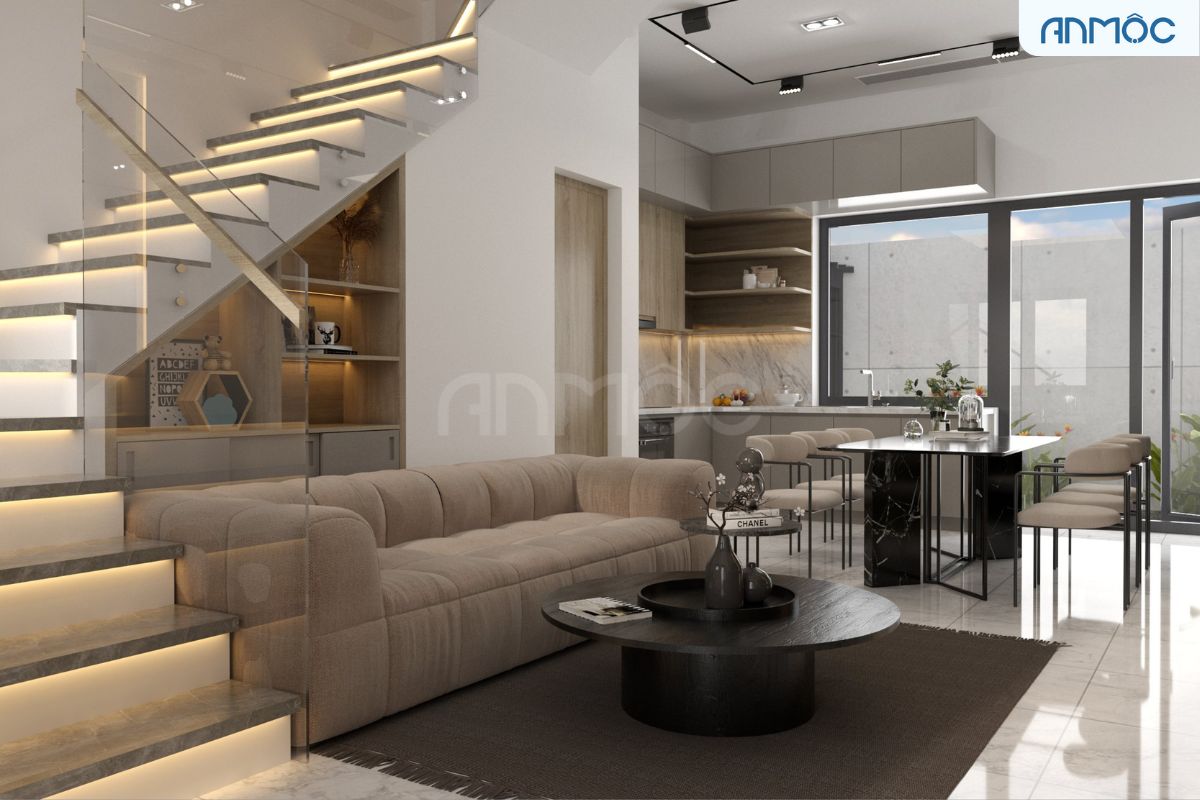 21+ Mẫu Thiết Kế Nội Thất Nhà Phố Đẹp Không Thể Bỏ Qua 2026 2531 thiet ke noi that nha 1 tret 3 lau noi that an moc 3