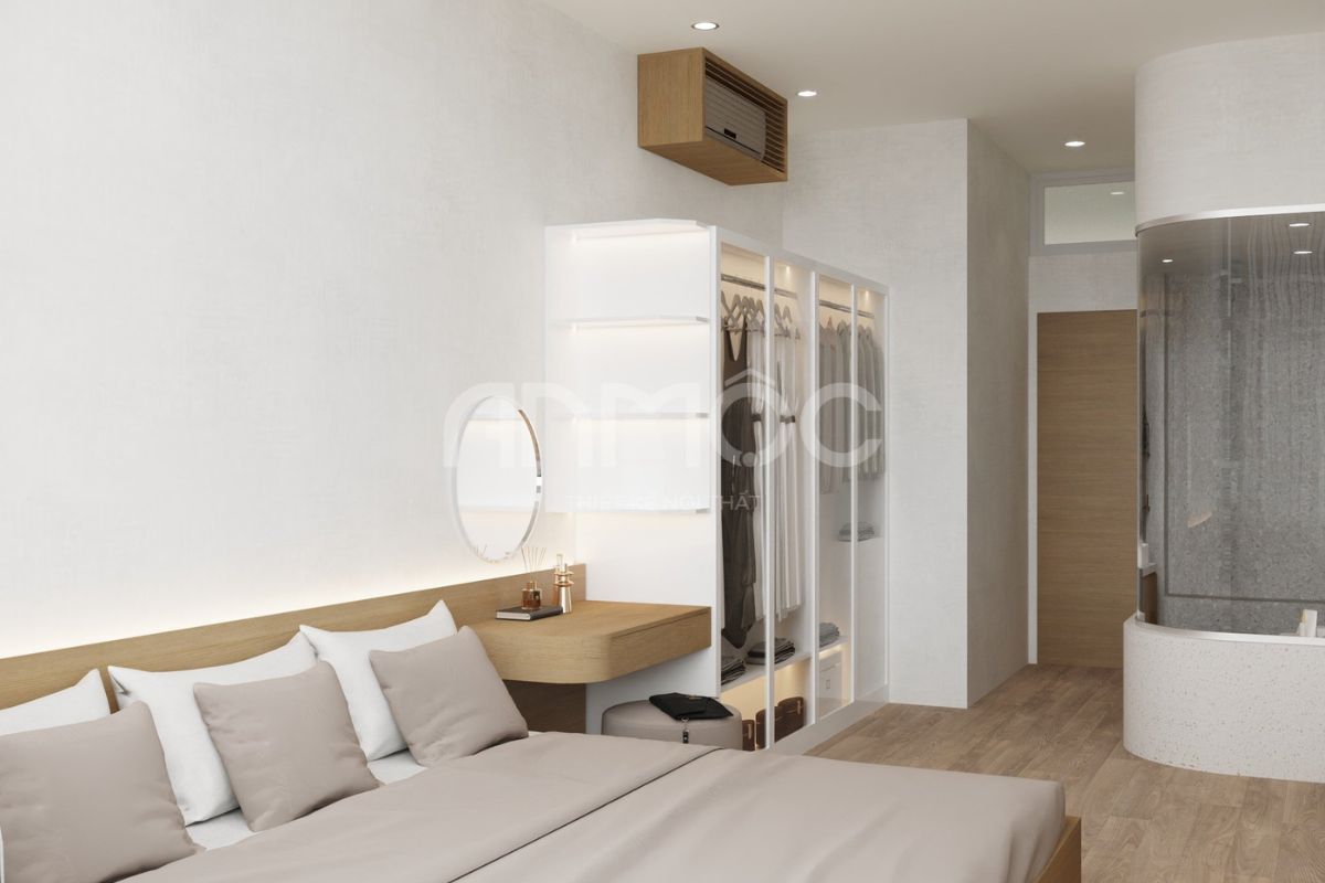 21+ Mẫu Thiết Kế Nội Thất Nhà Phố Đẹp Không Thể Bỏ Qua 2026 2352 thiet ke noi that nha cap 4 noi that an moc 15