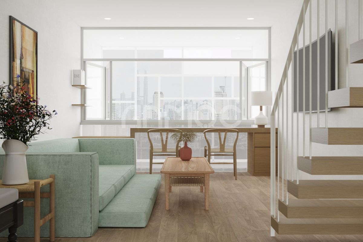 21+ Mẫu Thiết Kế Nội Thất Nhà Phố Đẹp Không Thể Bỏ Qua 2026 2360 thiet ke noi that nha cap 4 noi that an moc 7