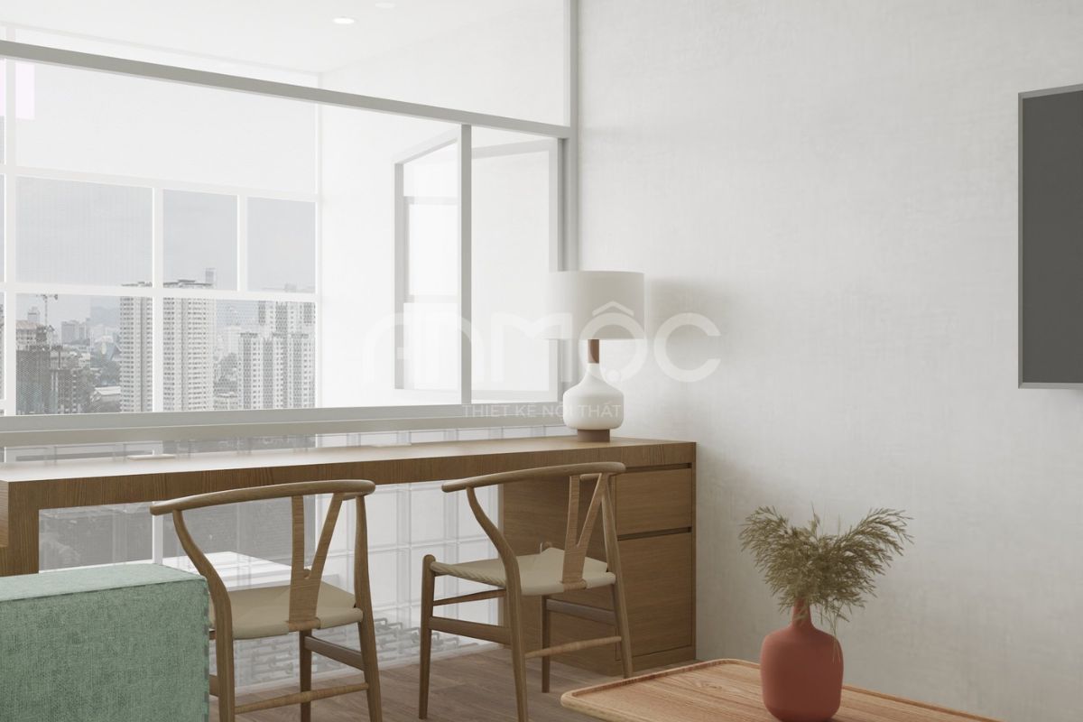 21+ Mẫu Thiết Kế Nội Thất Nhà Phố Đẹp Không Thể Bỏ Qua 2026 2358 thiet ke noi that nha cap 4 noi that an moc 9