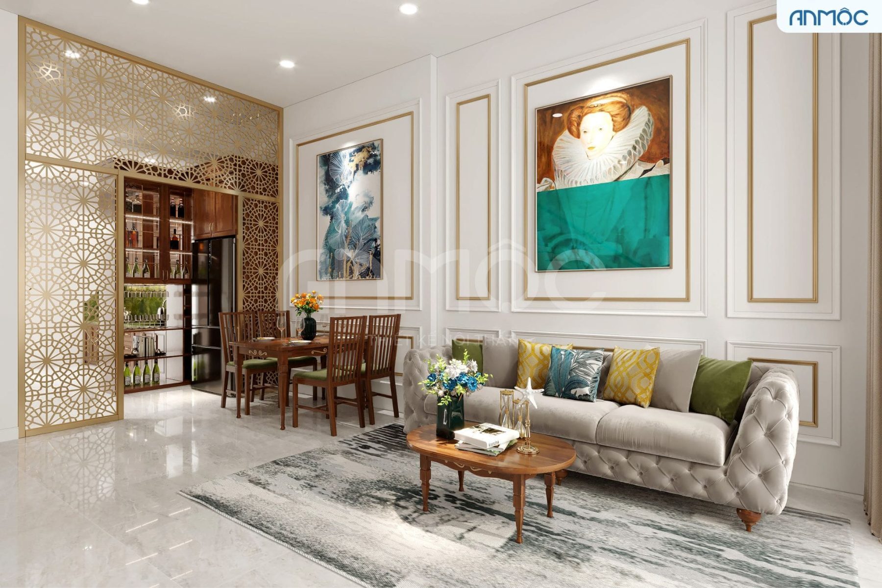 21+ Mẫu Thiết Kế Nội Thất Nhà Phố Đẹp Không Thể Bỏ Qua 2026 2767 thiet ke noi that nha lien ke noi that an moc 2