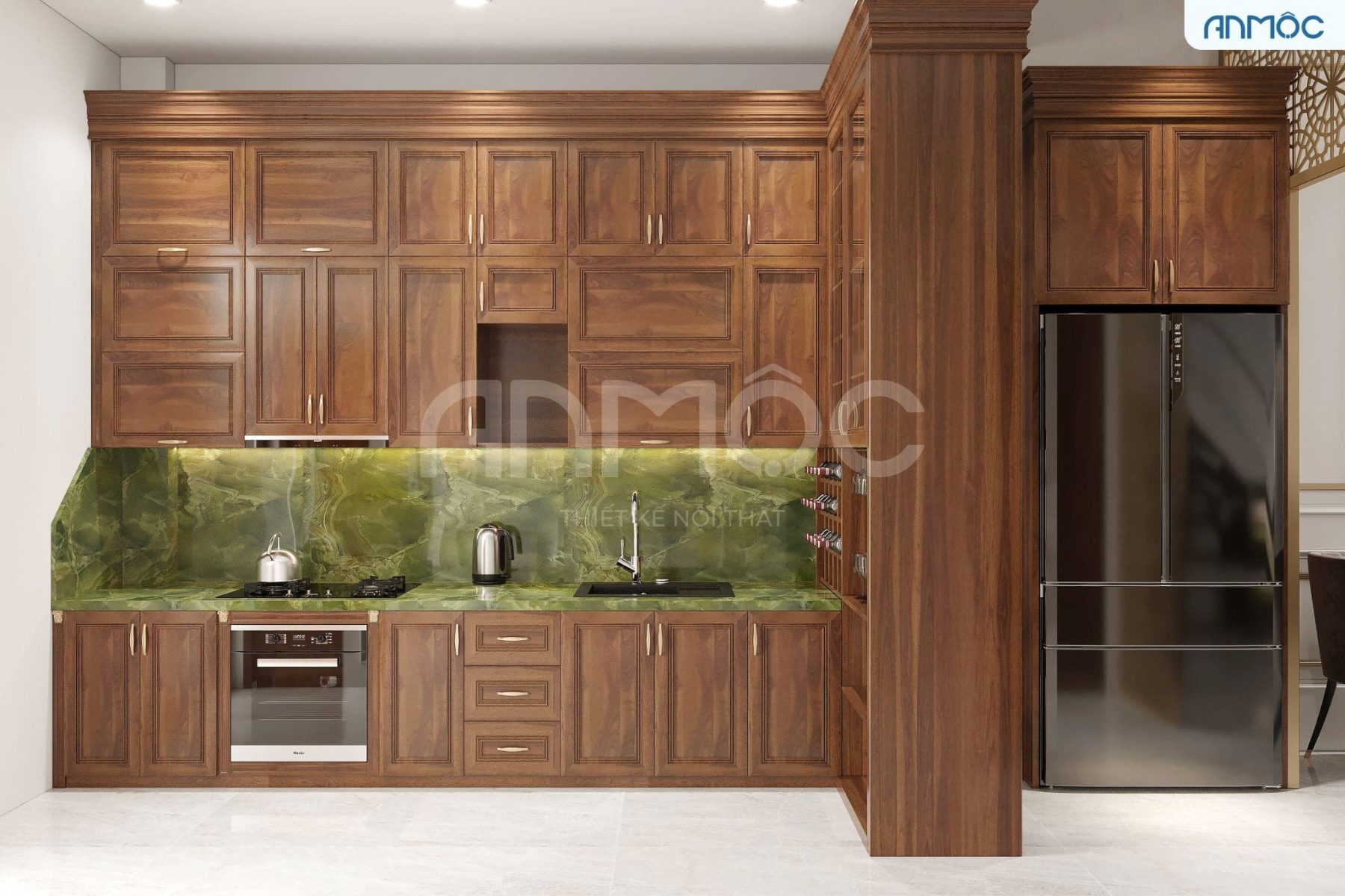 21+ Mẫu Thiết Kế Nội Thất Nhà Phố Đẹp Không Thể Bỏ Qua 2026 2762 thiet ke noi that nha lien ke noi that an moc 7