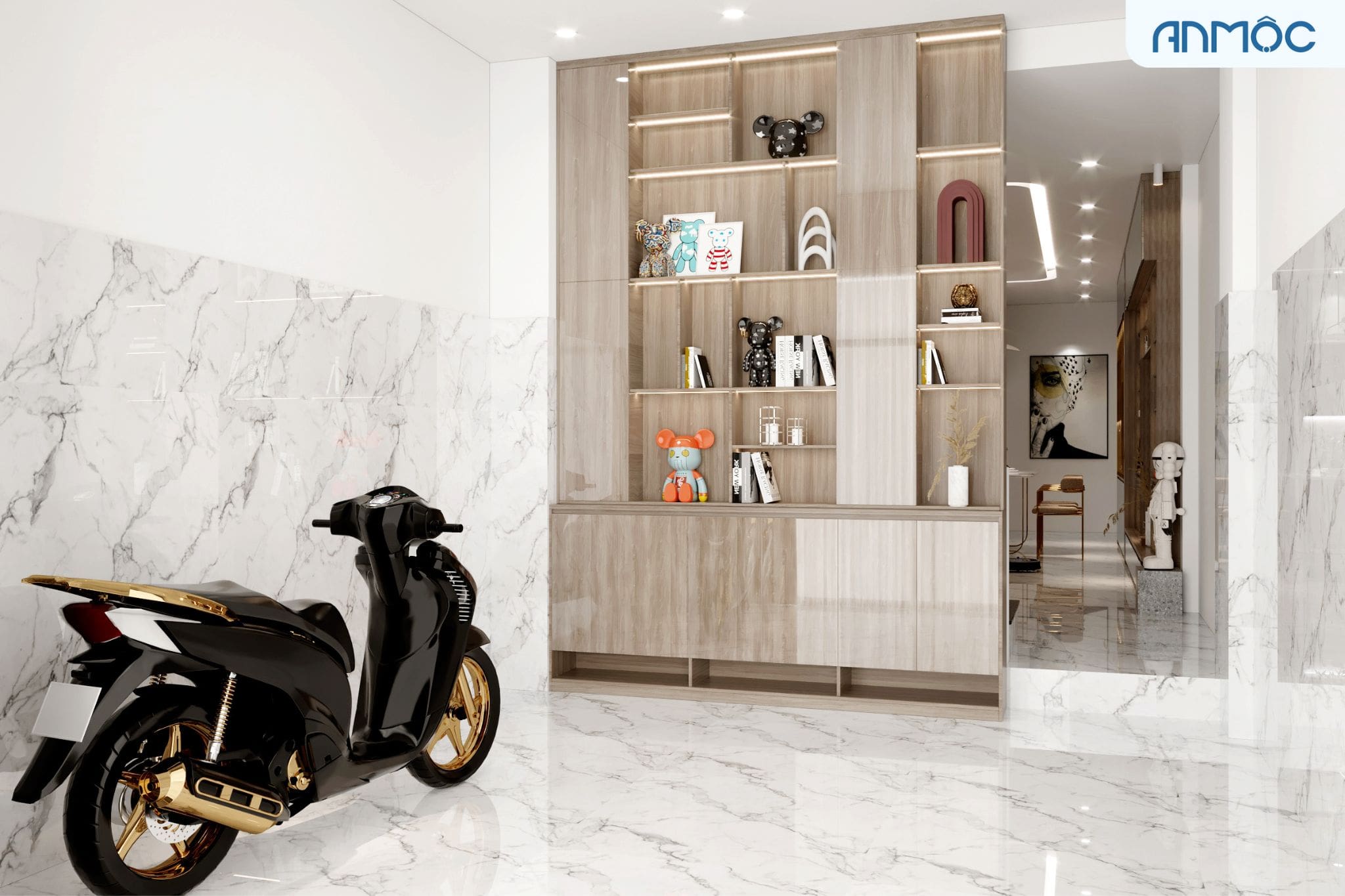 21+ Mẫu Thiết Kế Nội Thất Nhà Phố Đẹp Không Thể Bỏ Qua 2026 2737 thiet ke noi that nha pho noi that an moc 1