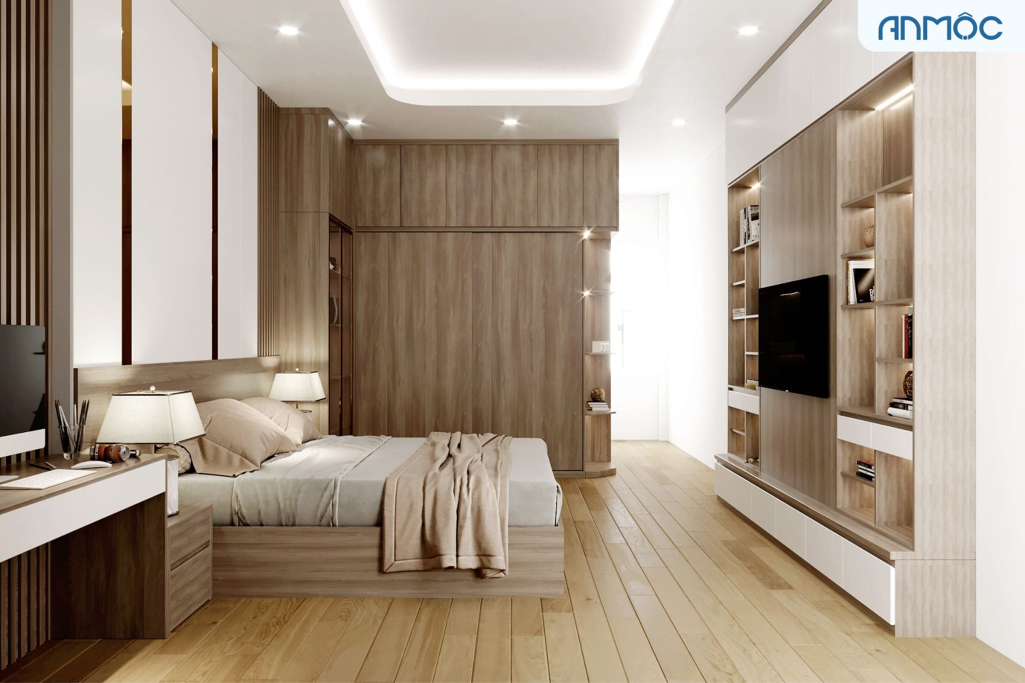 21+ Mẫu Thiết Kế Nội Thất Nhà Phố Đẹp Không Thể Bỏ Qua 2026 2724 thiet ke noi that nha pho noi that an moc 10