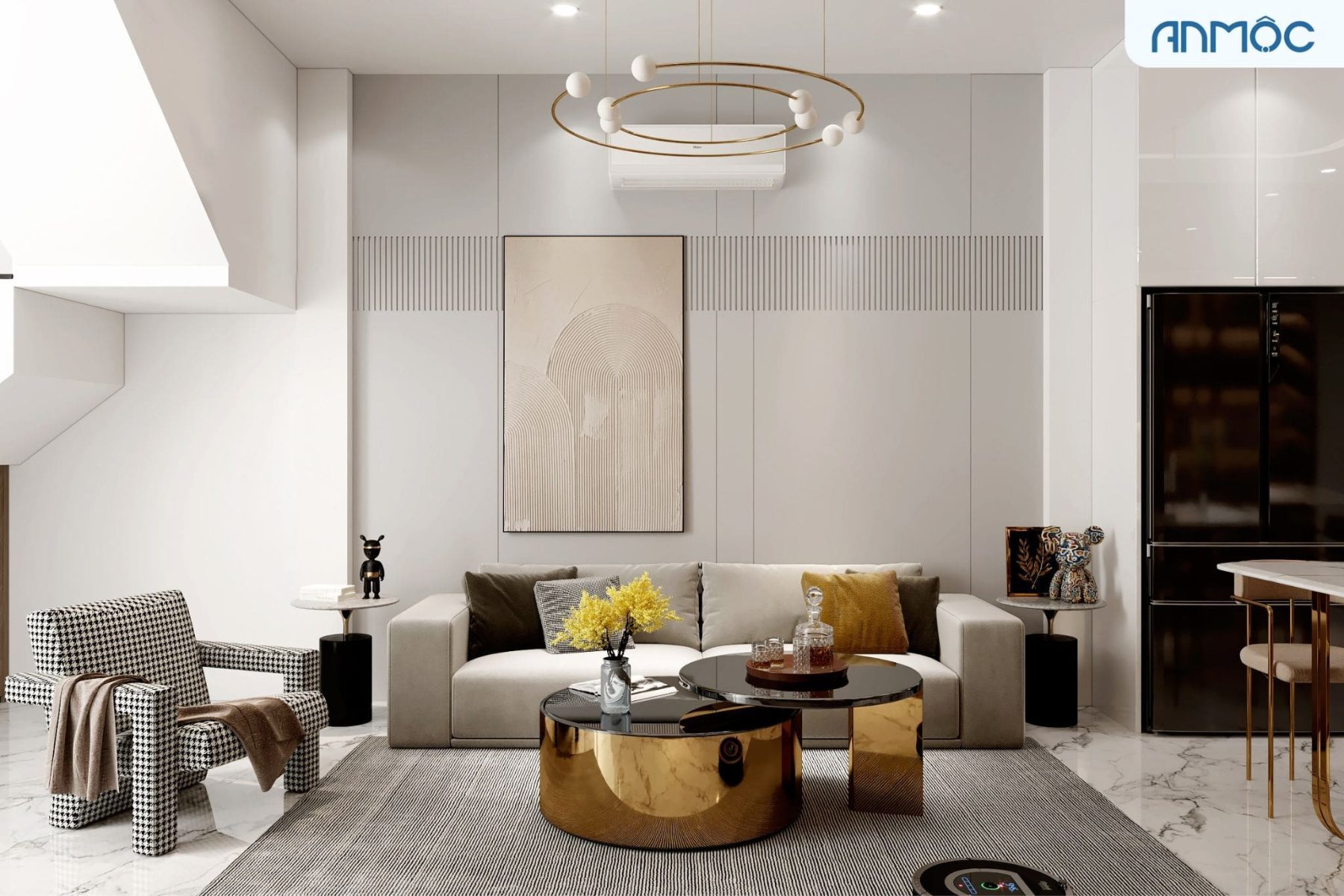21+ Mẫu Thiết Kế Nội Thất Nhà Phố Đẹp Không Thể Bỏ Qua 2026 2736 thiet ke noi that nha pho noi that an moc 2