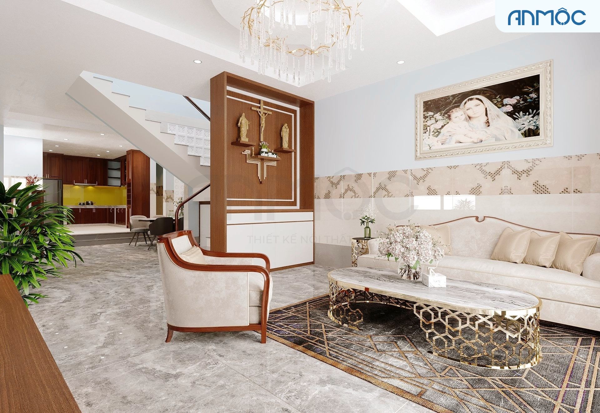 21+ Mẫu Thiết Kế Nội Thất Nhà Phố Đẹp Không Thể Bỏ Qua 2026 2291 Thiet ke noi that nha cap 4 noi that an moc 1