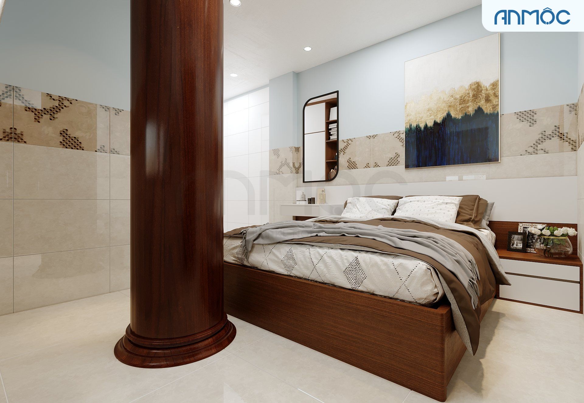 21+ Mẫu Thiết Kế Nội Thất Nhà Phố Đẹp Không Thể Bỏ Qua 2026 2300 Thiet ke noi that nha cap 4 noi that an moc 10