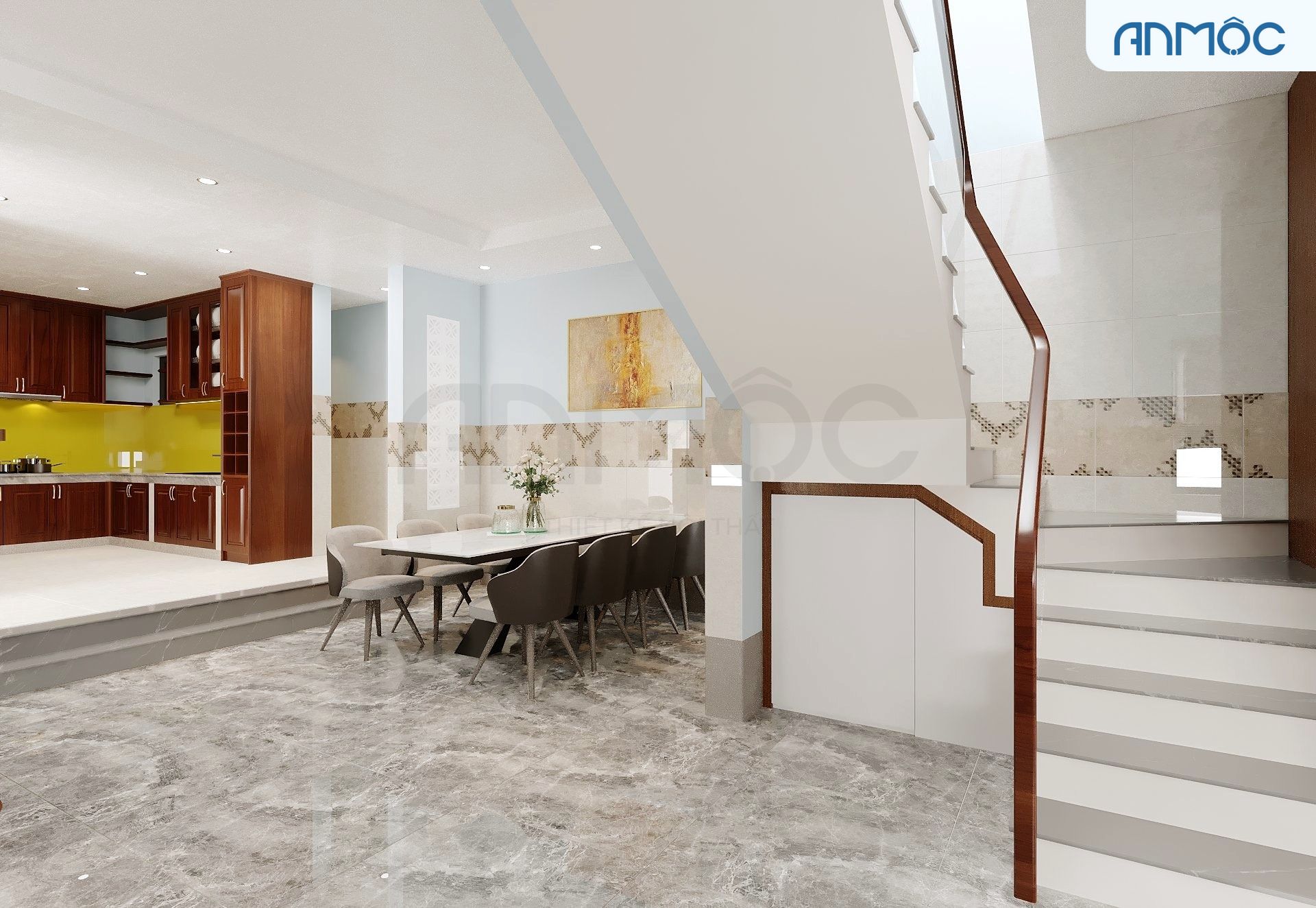 21+ Mẫu Thiết Kế Nội Thất Nhà Phố Đẹp Không Thể Bỏ Qua 2026 2295 Thiet ke noi that nha cap 4 noi that an moc 5