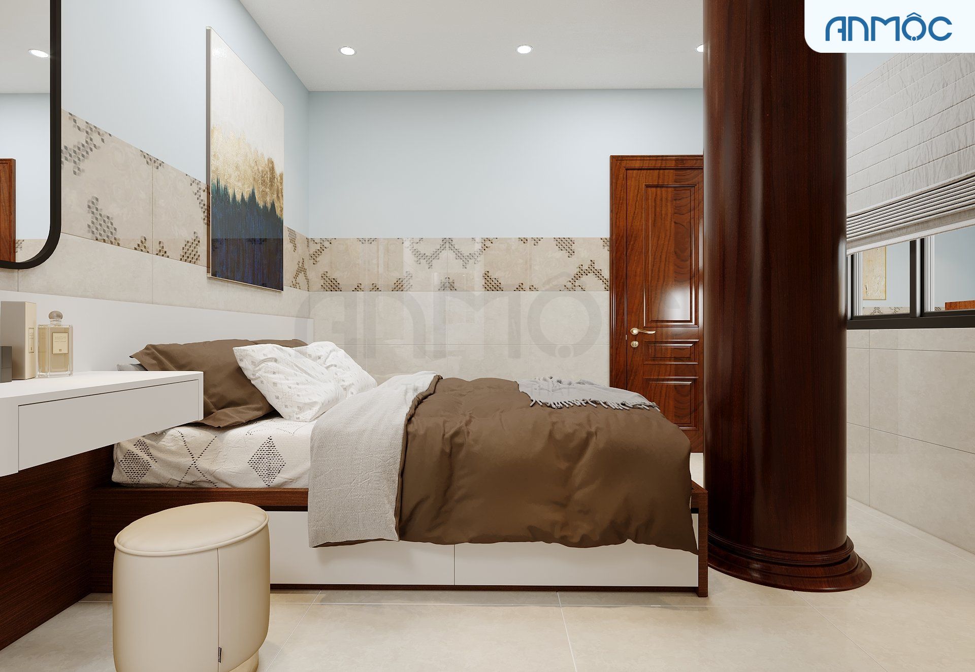 21+ Mẫu Thiết Kế Nội Thất Nhà Phố Đẹp Không Thể Bỏ Qua 2026 2299 Thiet ke noi that nha cap 4 noi that an moc 9