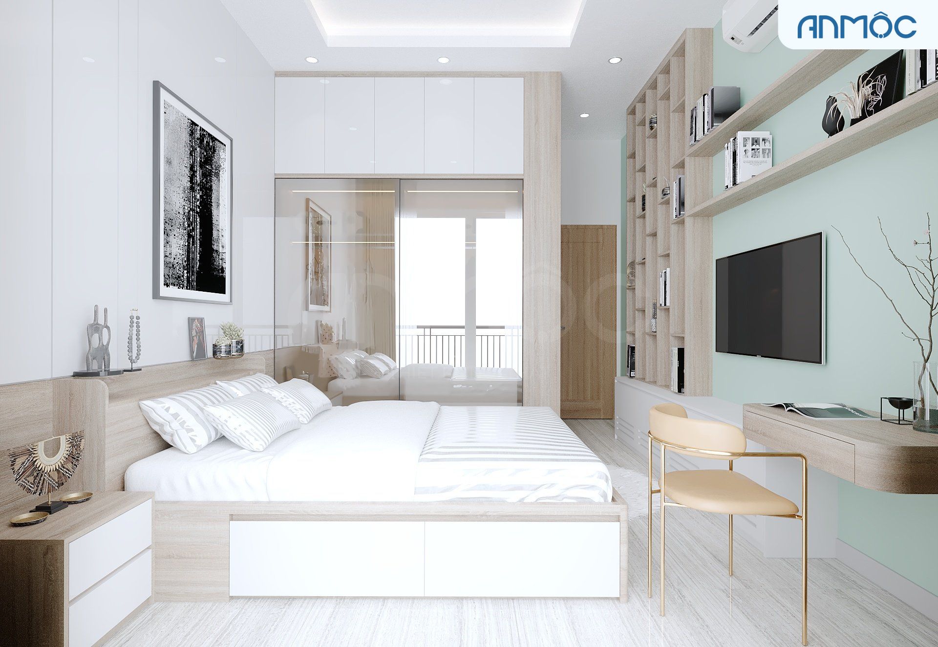 21+ Mẫu Thiết Kế Nội Thất Nhà Phố Đẹp Không Thể Bỏ Qua 2026 2431 thiet ke noi that nha pho noi that an moc 10