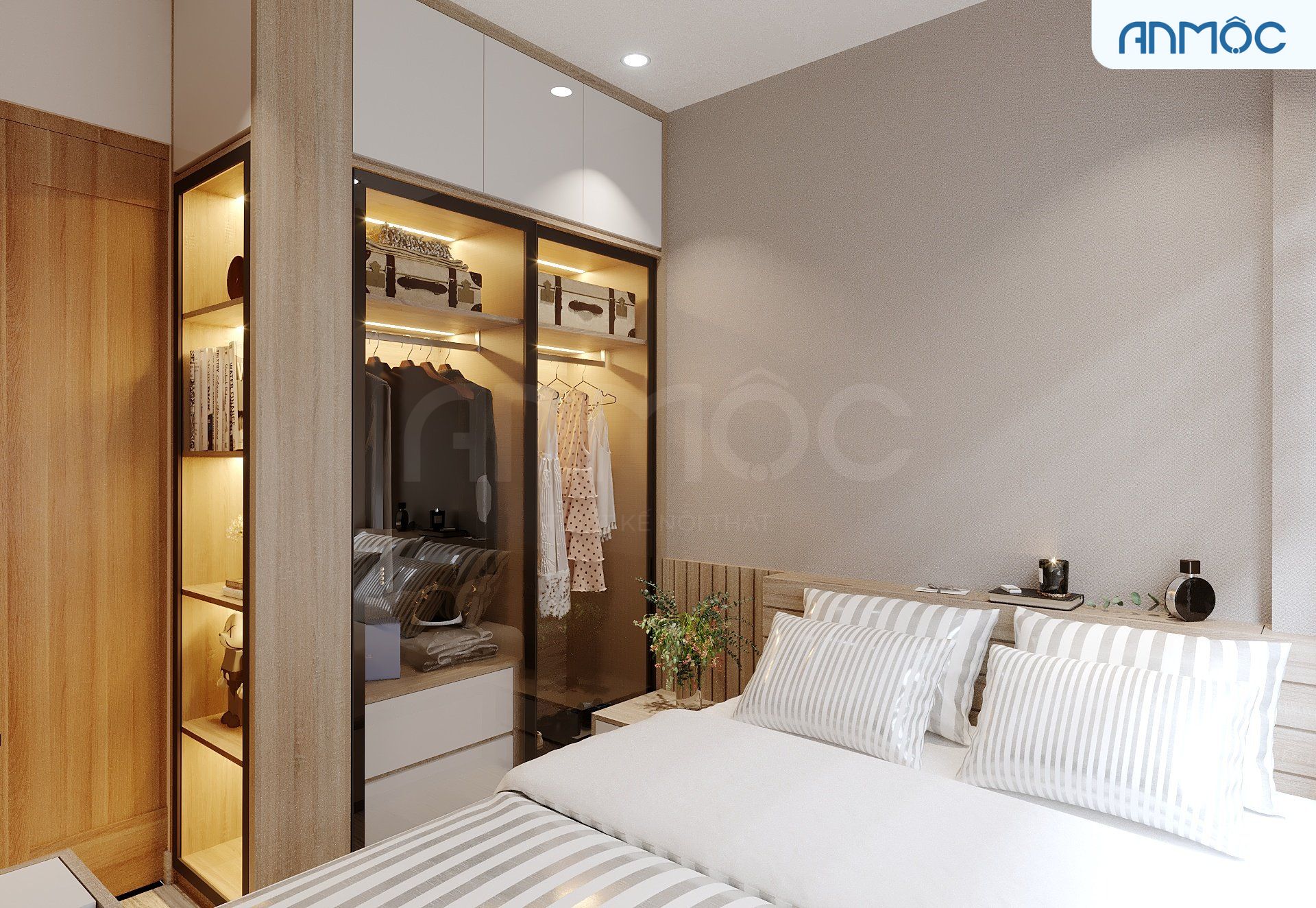 21+ Mẫu Thiết Kế Nội Thất Nhà Phố Đẹp Không Thể Bỏ Qua 2026 2434 thiet ke noi that nha pho noi that an moc 7