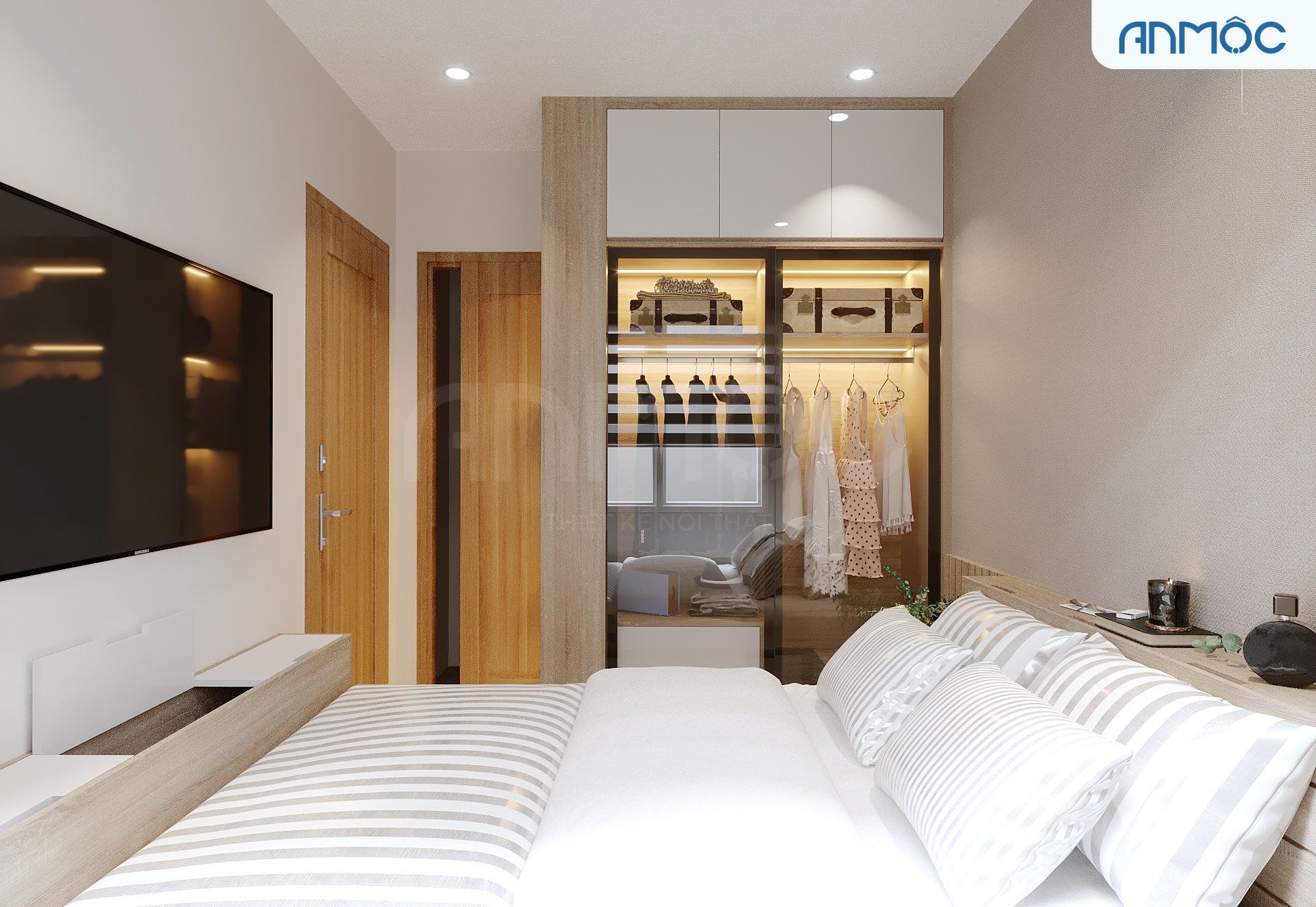 21+ Mẫu Thiết Kế Nội Thất Nhà Phố Đẹp Không Thể Bỏ Qua 2026 2433 thiet ke noi that nha pho noi that an moc 8