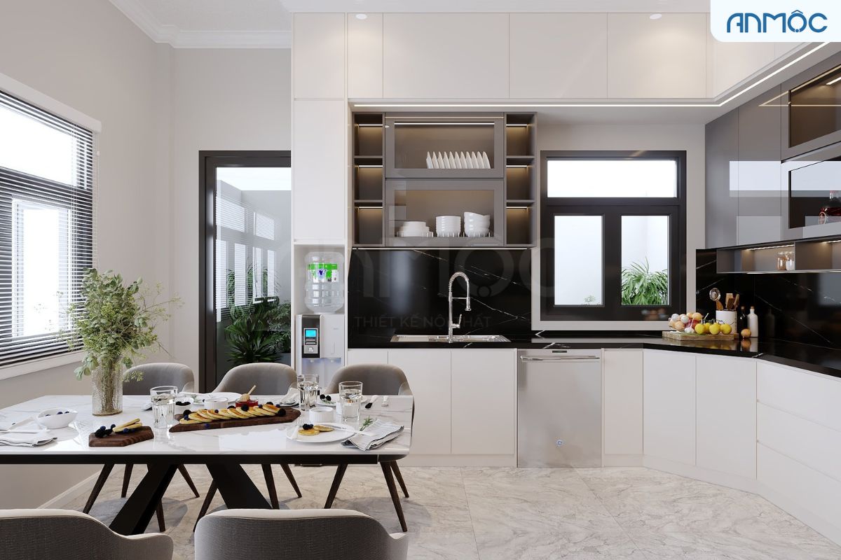 21+ Mẫu Thiết Kế Nội Thất Nhà Phố Đẹp Không Thể Bỏ Qua 2026 2470 thiet ke thi cong noi that nha pho bien hoa dong nai noi that an moc 10