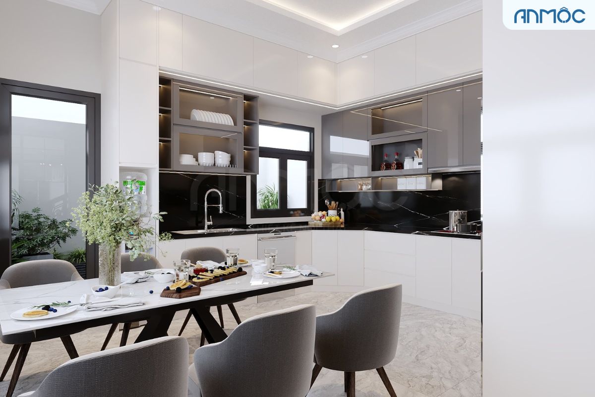 21+ Mẫu Thiết Kế Nội Thất Nhà Phố Đẹp Không Thể Bỏ Qua 2026 2472 thiet ke thi cong noi that nha pho bien hoa dong nai noi that an moc 12