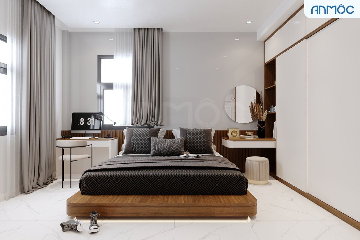 21+ Mẫu Thiết Kế Nội Thất Nhà Phố Đẹp Không Thể Bỏ Qua 2026 2475 thiet ke thi cong noi that nha pho bien hoa dong nai noi that an moc 15