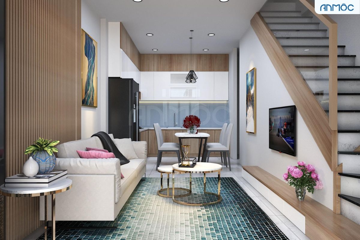 21+ Mẫu Thiết Kế Nội Thất Nhà Phố Đẹp Không Thể Bỏ Qua 2026 2252 THIET KE NOI THAT NHA PHO NOI THAT AN MOC 2