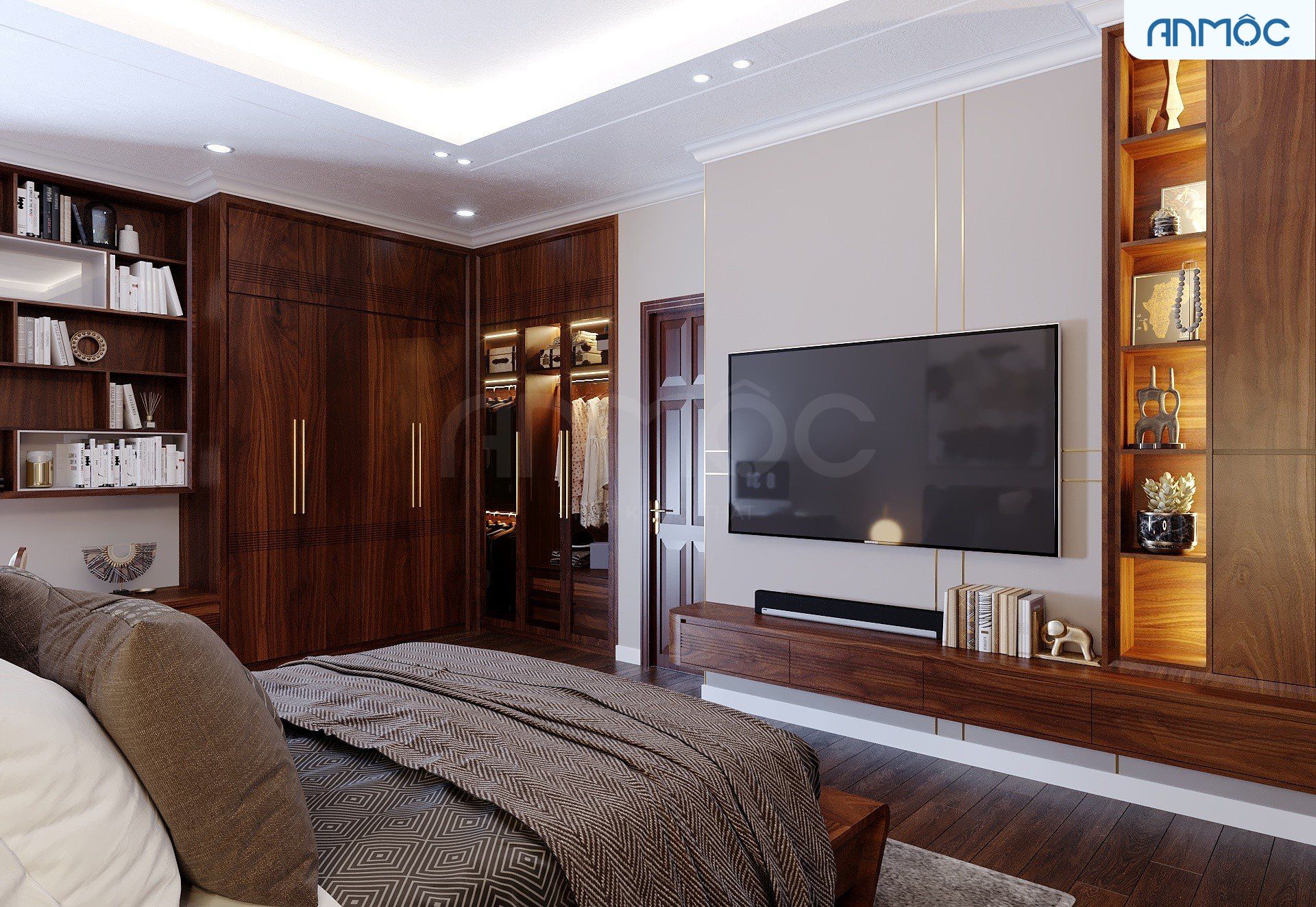 21+ Mẫu Thiết Kế Nội Thất Nhà Phố Đẹp Không Thể Bỏ Qua 2026 2633 thiet-ke-noi-that-nha-biet-thu-pho-go-oc-cho-noi-that-an-moc (14)