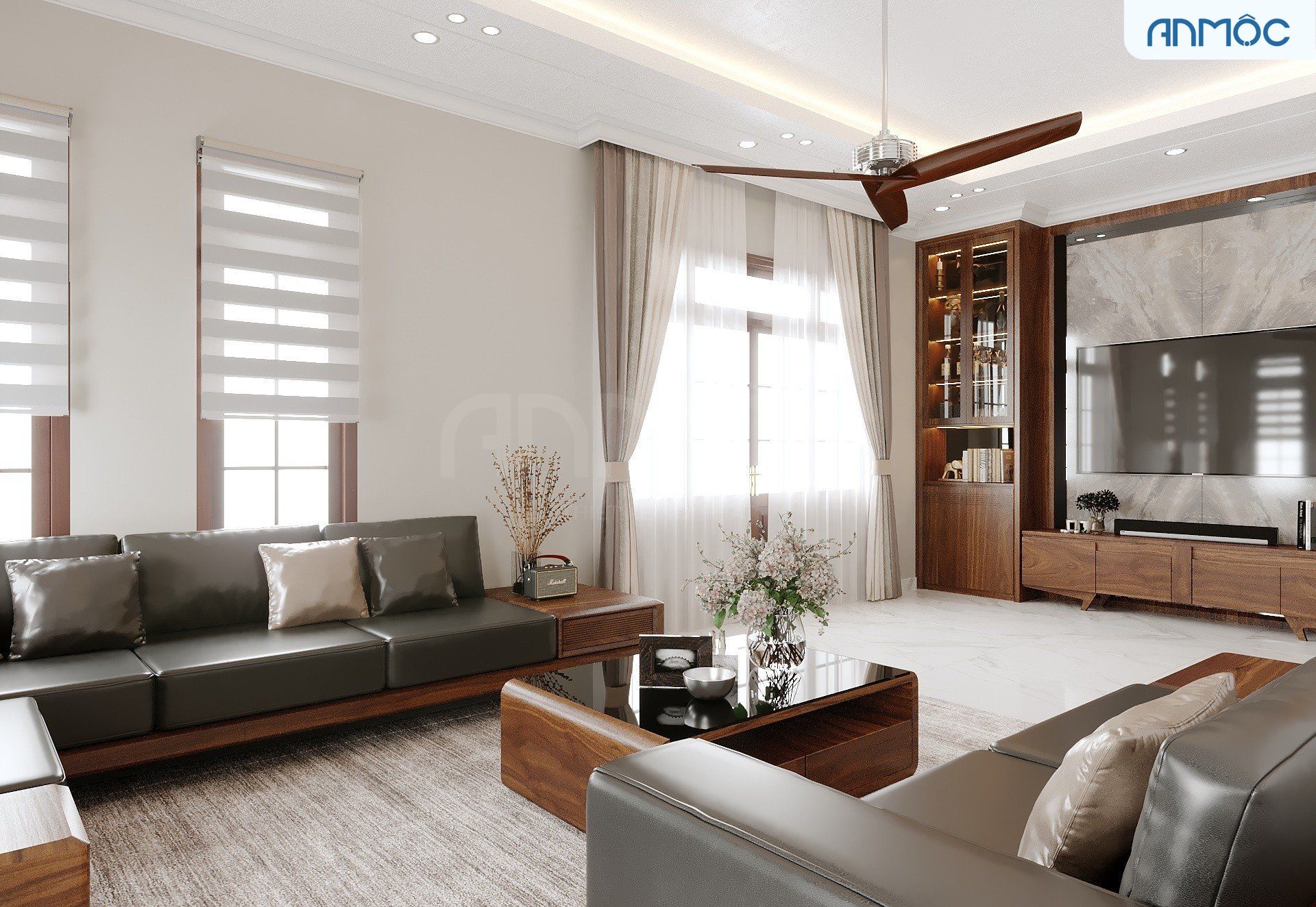 21+ Mẫu Thiết Kế Nội Thất Nhà Phố Đẹp Không Thể Bỏ Qua 2026 2645 thiet ke noi that nha biet thu pho go oc cho noi that an moc 8