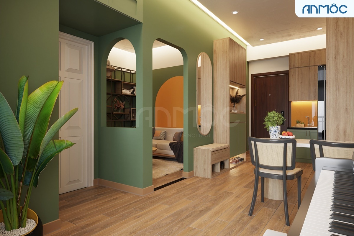 Cải Tạo Chung Cư Cũ Nâng Cấp Trải Nghiệm Không Gian Sống 378 Cải tạo nội thất chung cư Âu Cơ Tower phong cách Retro