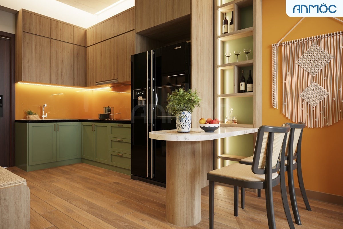 Cải Tạo Chung Cư Cũ Nâng Cấp Trải Nghiệm Không Gian Sống 381 Cải tạo nội thất chung cư Âu Cơ Tower phong cách Retro