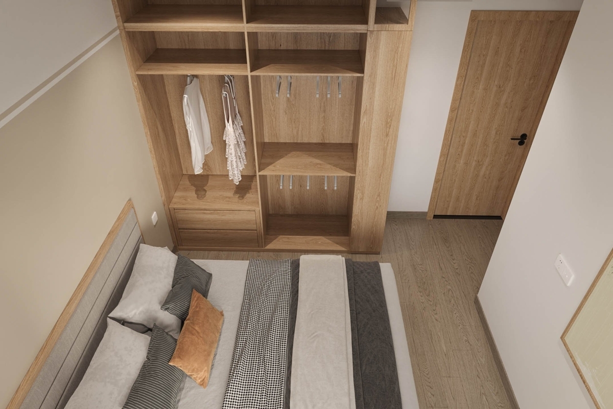 55+ Mẫu Thiết Kế Nội Thất Chung Cư "Đỉnh Nhất" 2026 3135 Thiết kế nội thất chung cư Diamond Alnata 65m2, anh Quang