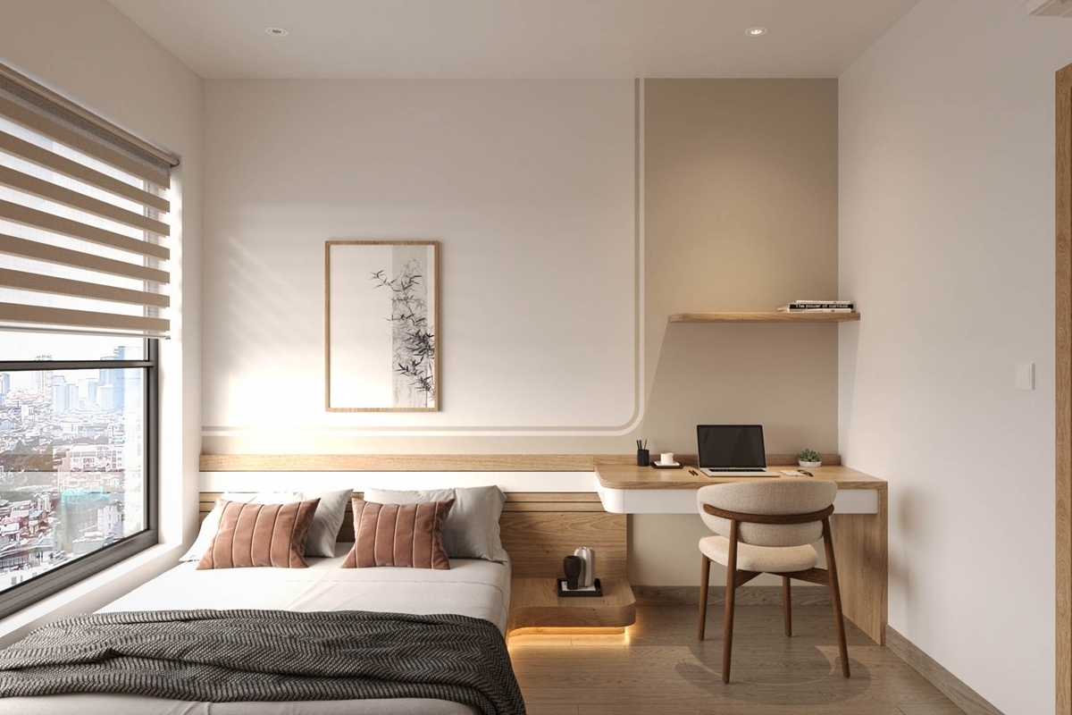 55+ Mẫu Thiết Kế Nội Thất Chung Cư "Đỉnh Nhất" 2026 3141 Thiết kế nội thất chung cư Diamond Alnata 65m2, anh Quang