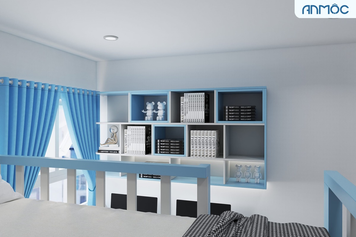 10 Mẫu Thiết Kế Nội Thất Phòng Ngủ Cho Bé Đẹp Nhất 2026 270 Thiết kế nội thất phòng ngủ cho hai bé trai, diện tích 9m2