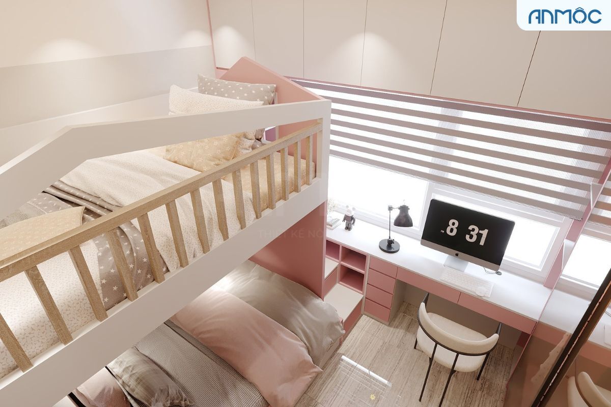 10 Mẫu Thiết Kế Nội Thất Phòng Ngủ Cho Bé Đẹp Nhất 2026 312 Thiết kế nội thất phòng ngủ cho bé và 10 mẫu phòng ngủ đẹp nhất