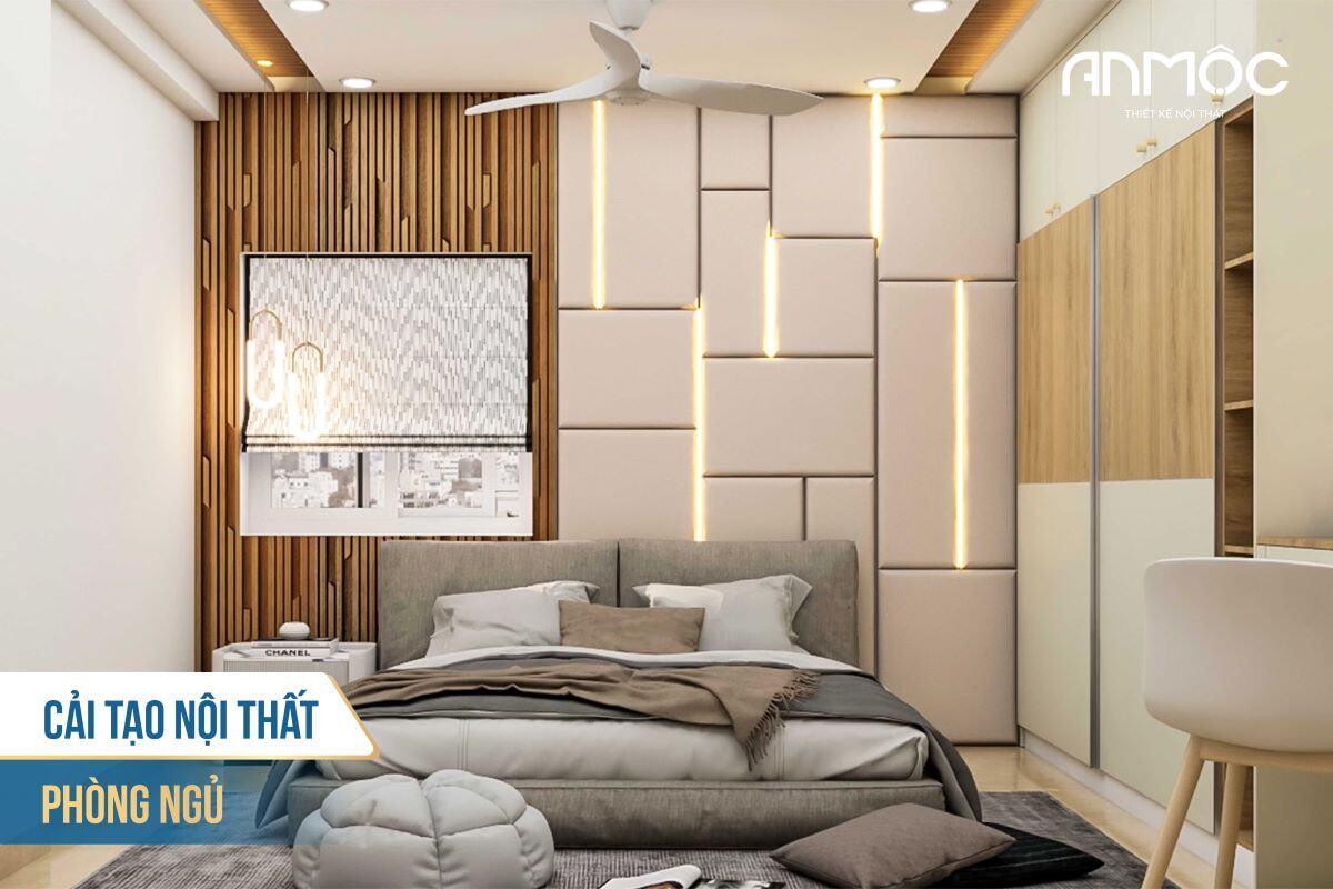 Cải Tạo Phòng Ngủ Từ Cũ Thành Mới Siêu Đẹp Phù Hợp Mọi Ngân Sách 57 Cải tạo nội thất phòng ngủ