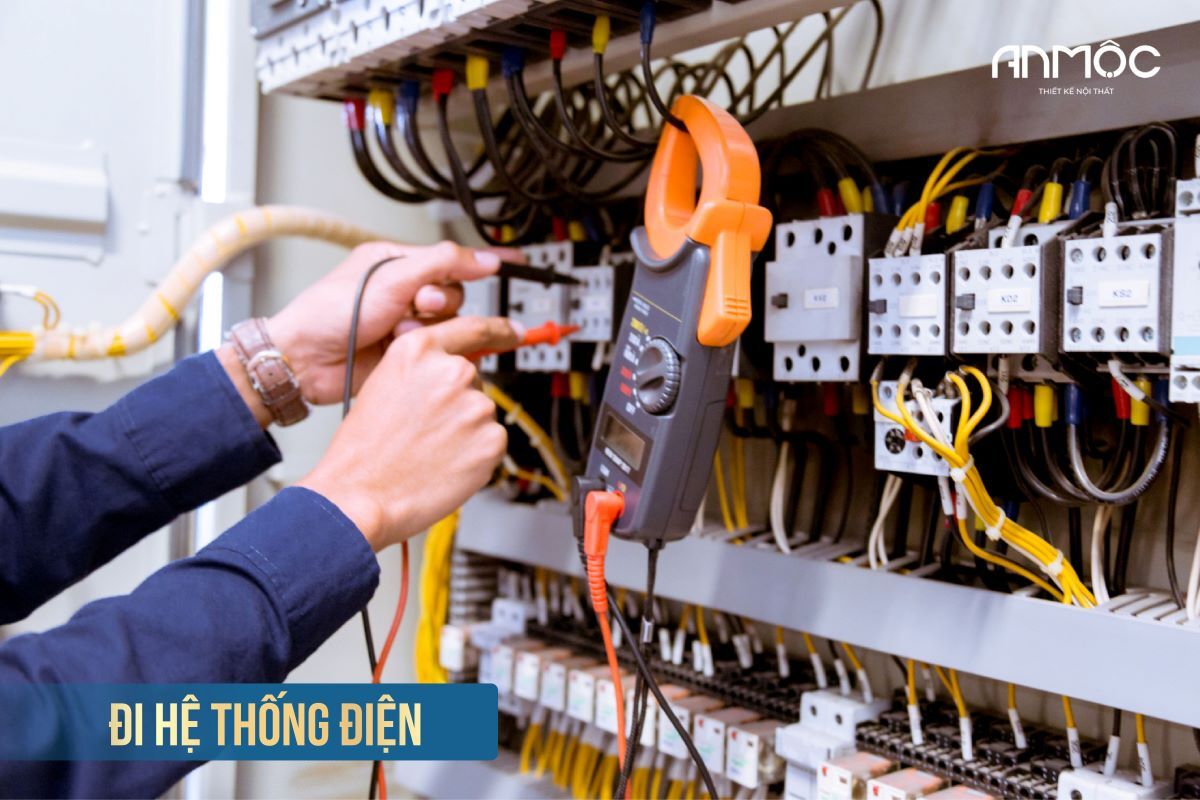 Cải tạo phần thô và những điều cần biết 31 Đi hệ thống điện